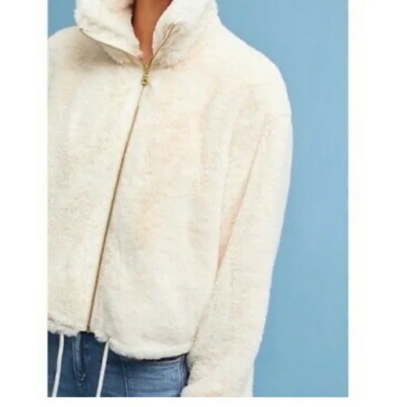 Anthropologie Eleveness Bristol Faux Fur Coat - Picture 3 of 9